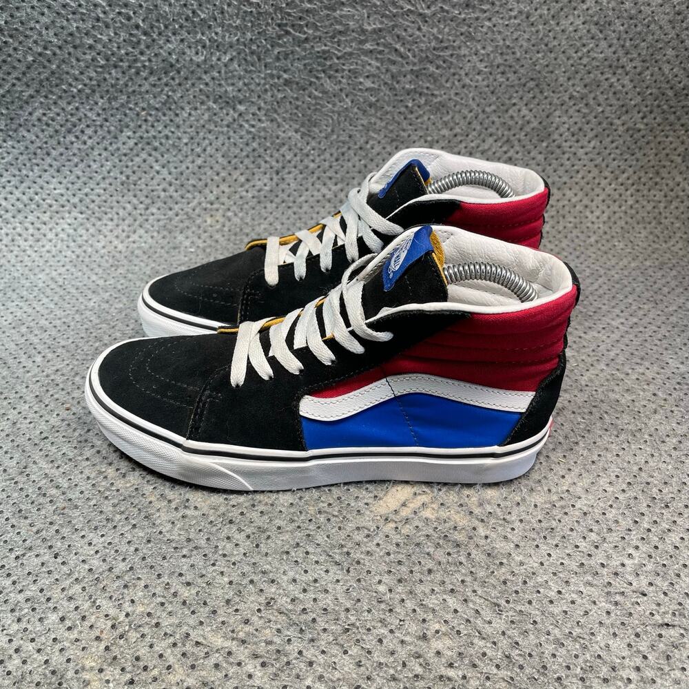 Vans Multicolor Sk8 Hi Top Shoes Size 7 Womenโs 5.5 Menโs